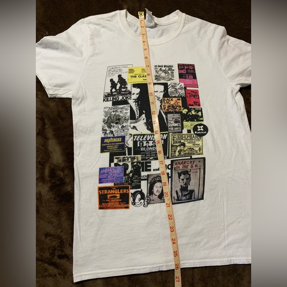 Grunge/punk rock collage graphic shirt - Picture 10 of 11